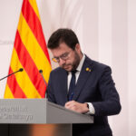 El presidente de la Generalitat de Cataluña, Pere Aragonés