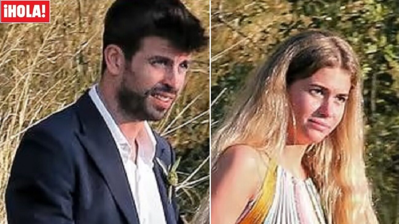 Gerard Piqué acude a una boda con su joven novia, que fue con un vestido de playa de 700 euros