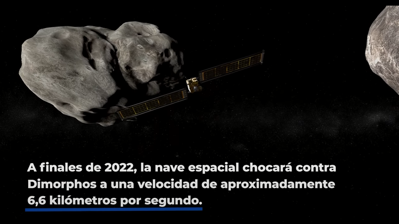La Prueba de redireccionamiento del asteroide doble de la NASA