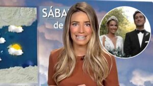 Todos los detalles de la boda de Flora González, la presentadora de El tiempo de Mediaset