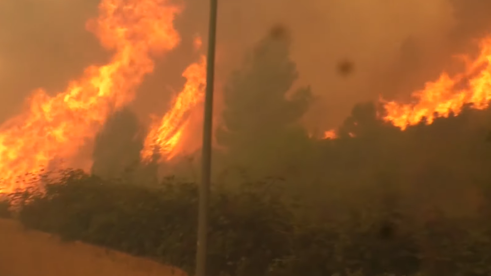 Incendio en Bejís (Castellón)