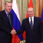 El presidente ruso, Vladimir Putin, y el presidente turco, Recep Tayyip Erdogan