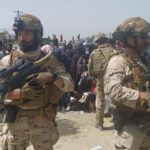 El sargento primero Moya en su misión en Kabul