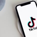 La app de TikTok en un 'smartphone'