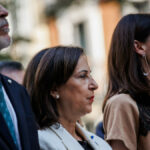 El ministro de Interior, Fernando Grande-Marlaska; la ministra de Defensa, Margarita Robles, y la ministra de Justicia, Pilar Llop,