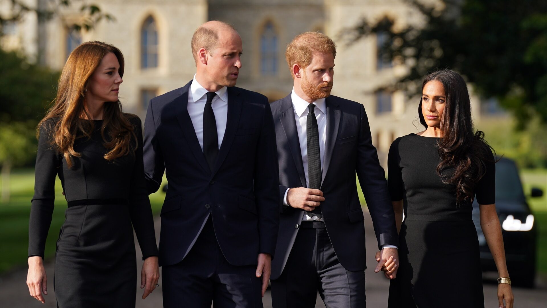 Los príncipes de Gales y los duques de Sussex llegan al Castillo de Windsor/ Europa Press