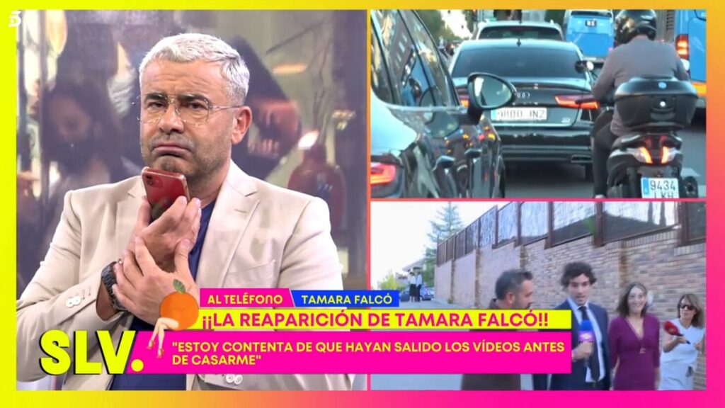 Jorge Javier Vázquez habla con Tamara Falcó en directo en Sálvame