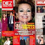 Tamara Falcó, Carmen Sevilla, Olga Moreno y Kiko Rivera, en las portadas de las revistas