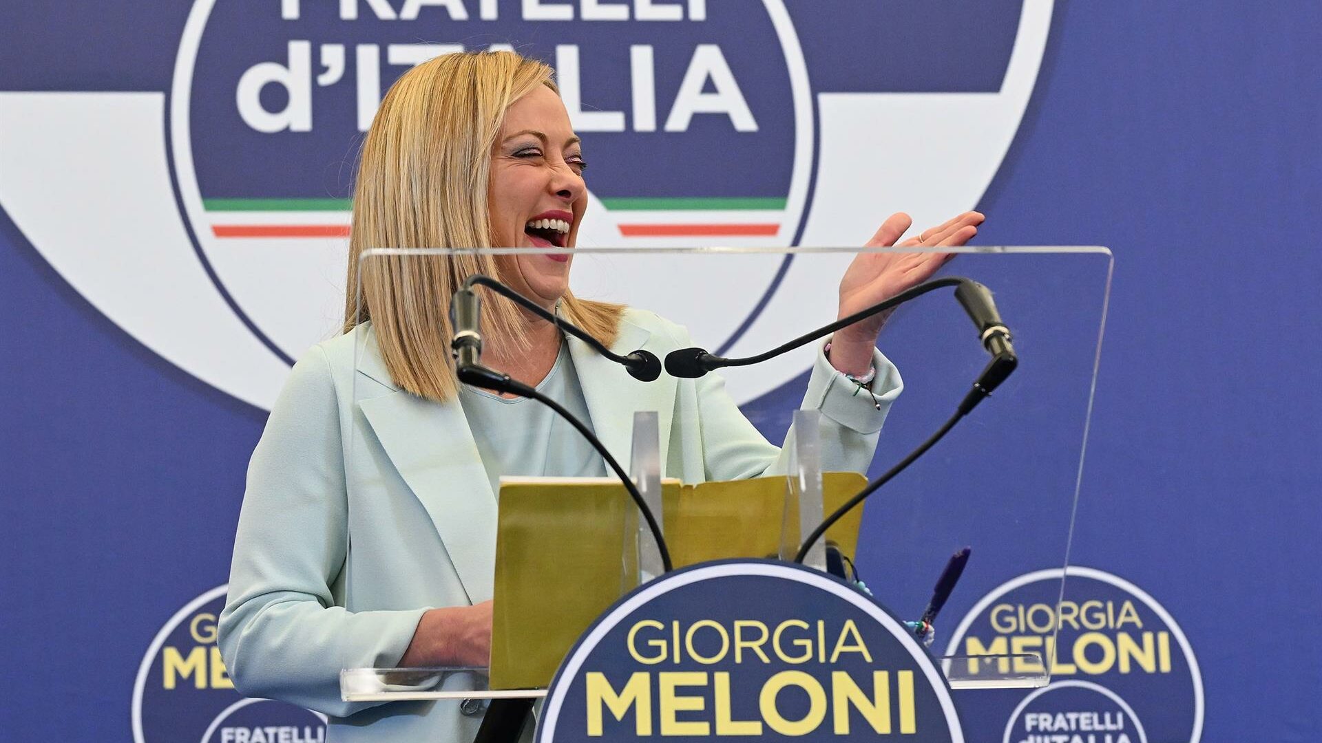 La derecha se impone en Italia con la ultraderechista Georgia Meloni al frente