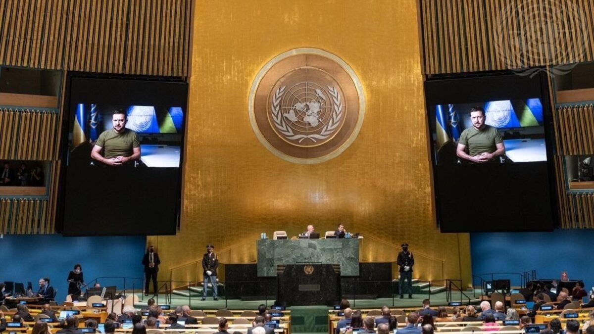 Última hora de la guerra en Ucrania, en directo: Zelenski presenta una propuesta de paz ante la ONU