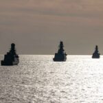 Buques de la OTAN desplegados en el Mediterráneo en el ejercicio de disuasión de la OTAN donde participa la Armada