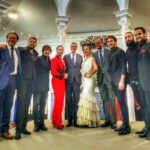 El embajador de España en Estados Unidos, Santiago Cabanas, junto al equipo de ‘Authentic Flamenco’