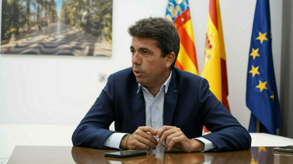 Mazón afea a Puig que siga callado y no censure los pactos del PSOE con Bildu