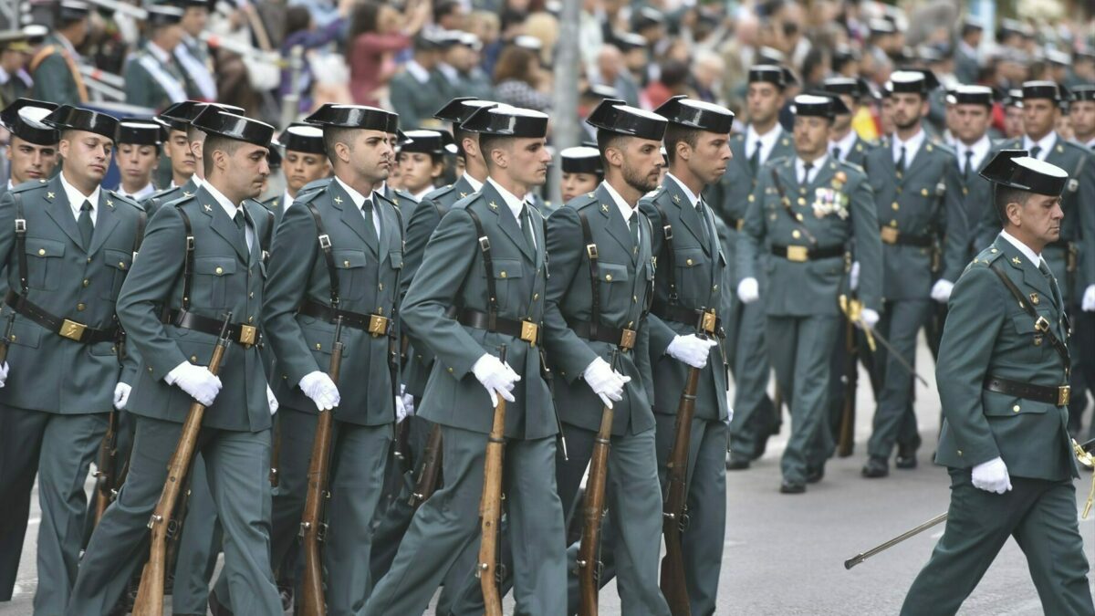 Acto central de la festividad de la patrona de la Guardia Civil en Huesca (Aragón)
