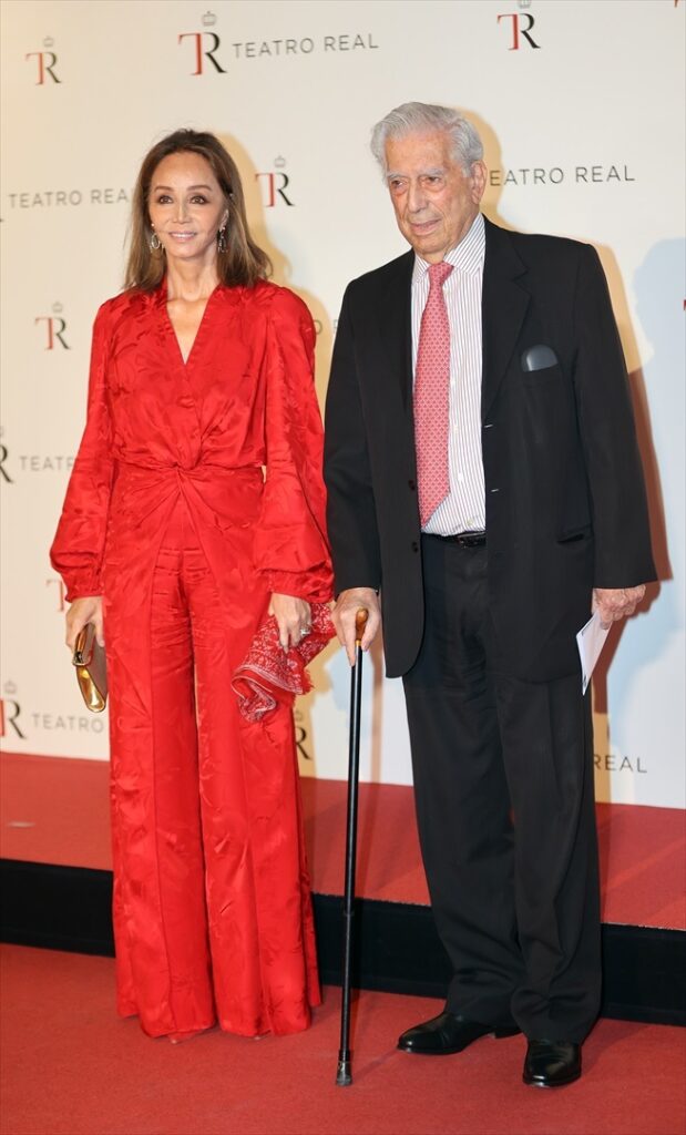 Isabel Preysler y Mario Vargas Llosa asisten a la ópera Aída de Giuseppe Verdi