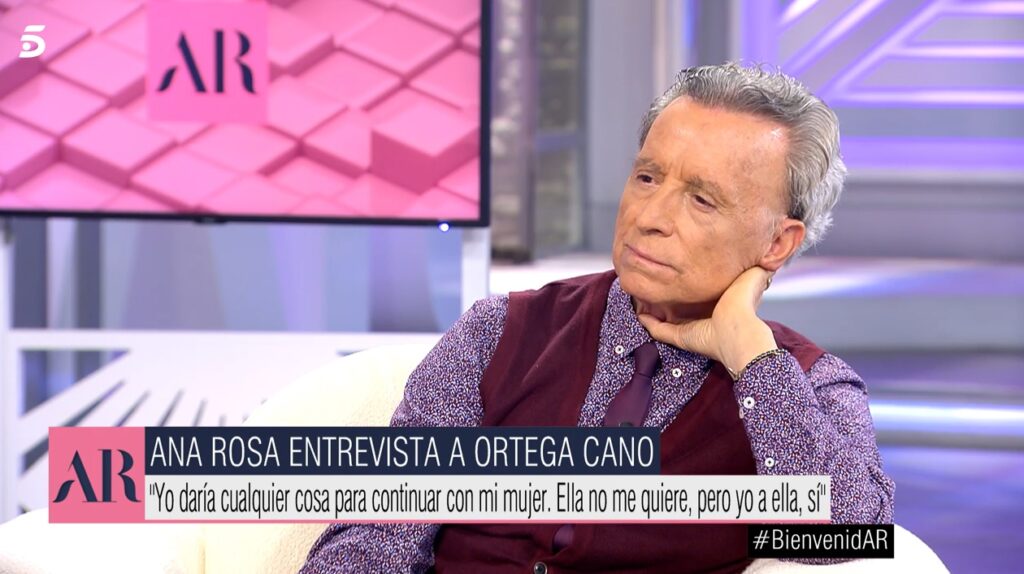 José Ortega Cano reaparece en 'El programa de Ana Rosa' y asegura que no hay separación