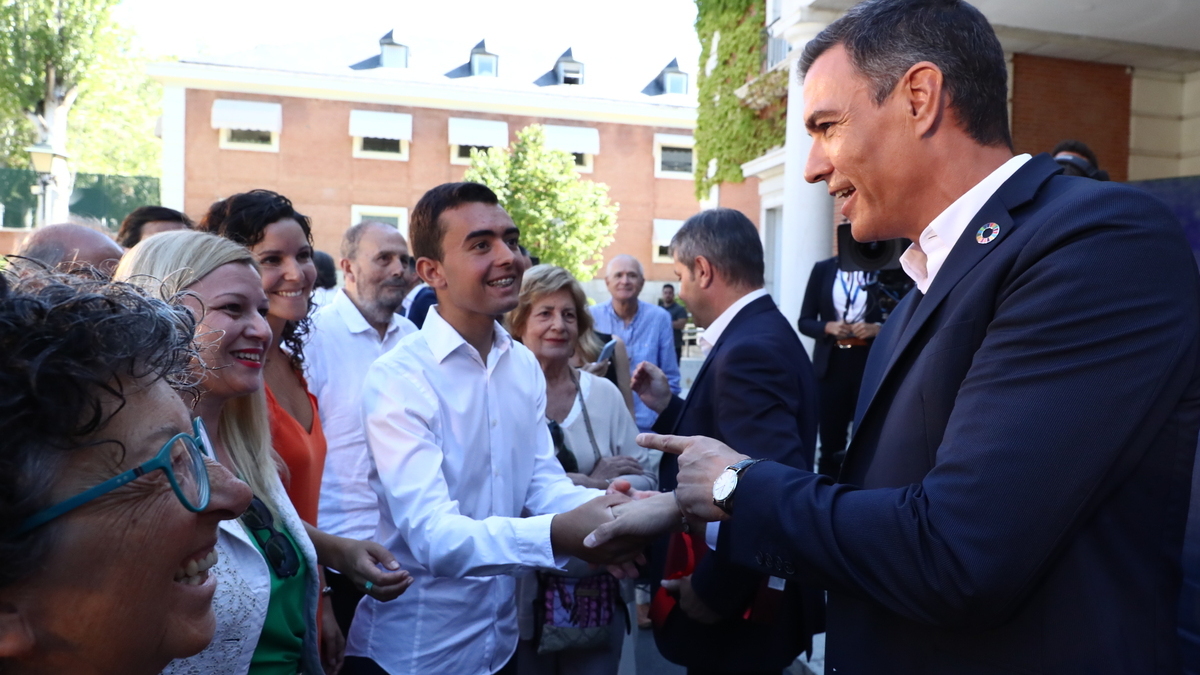 El presidente del Gobierno, Pedro Sánchez, en un acto con ciudadanos en Moncloa, el pasado 5 de septiembre.