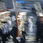 Desfile del 12 de octubre, en una imagen de archivo