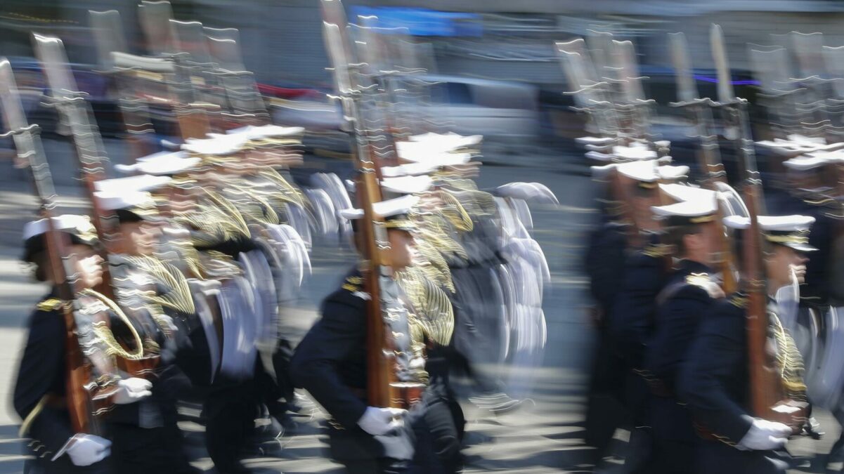 Desfile del 12 de octubre, en una imagen de archivo