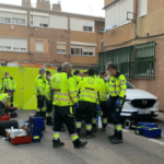 Herido en el barrio de San Blas/ Emergencias Madrid