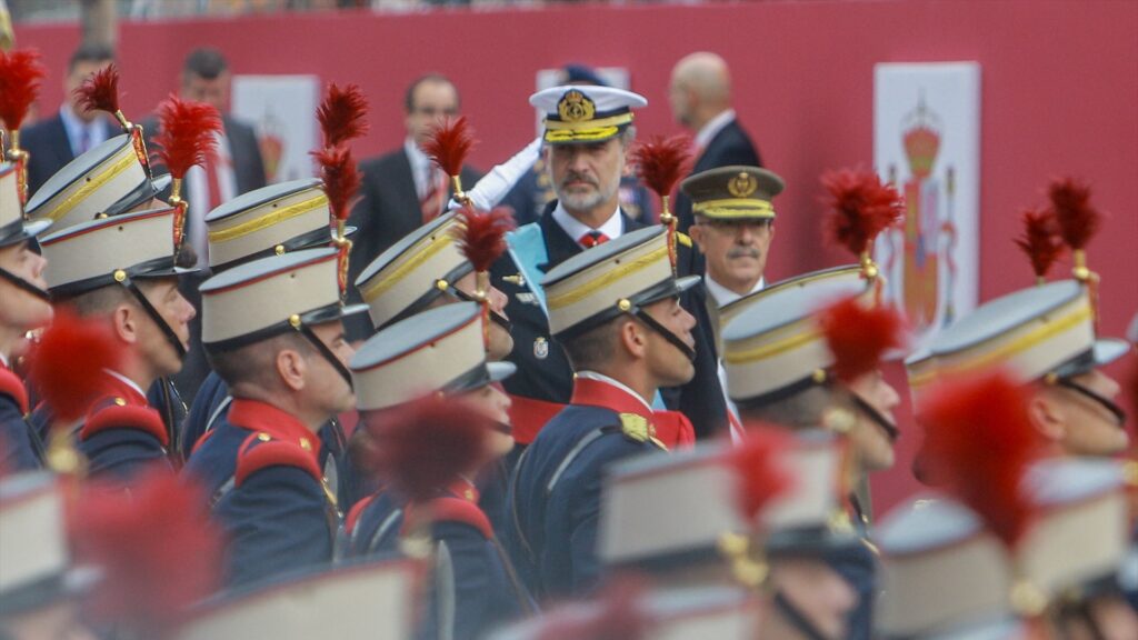 El desfile del 12 de octubre, en directo: los militares reclaman mejoras salariales el día de la Fiesta Nacional