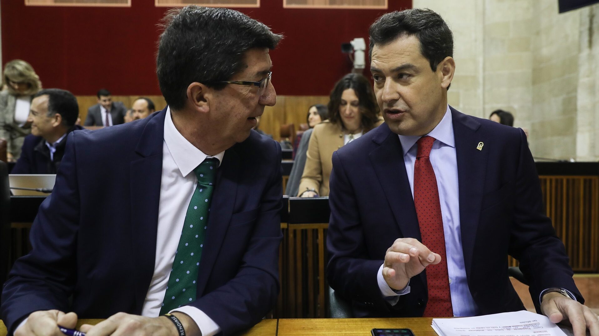 Moreno 'ficha' a Juan Marín como presidente del Consejo Económico y Social de Andalucía