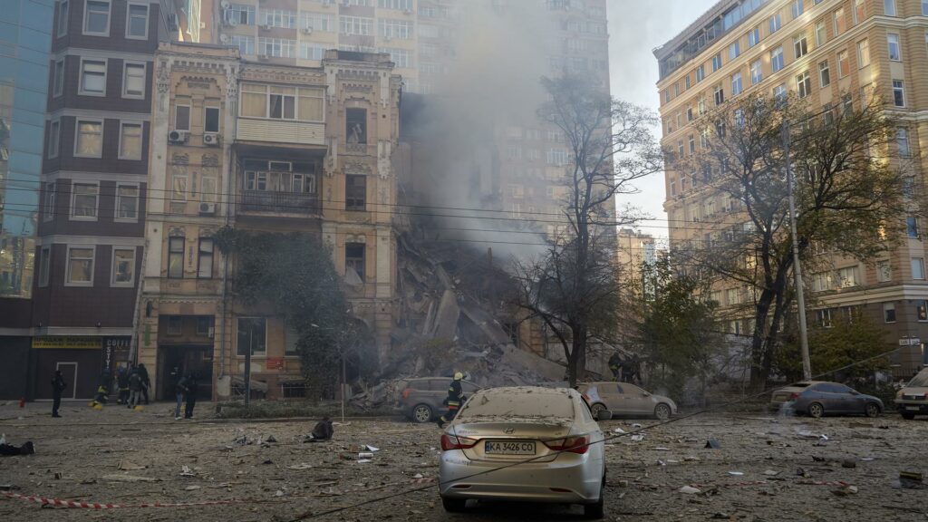 Kiev edificio destruido