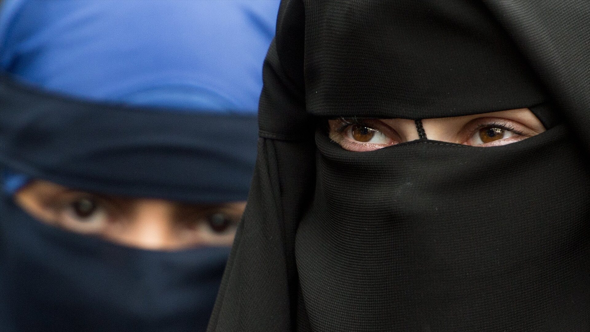 Mujeres vestidas con niqab en Alemania.