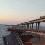 El puente de Kerch, una zona clave en Ucrania porque enlaza Rusia con Crimea