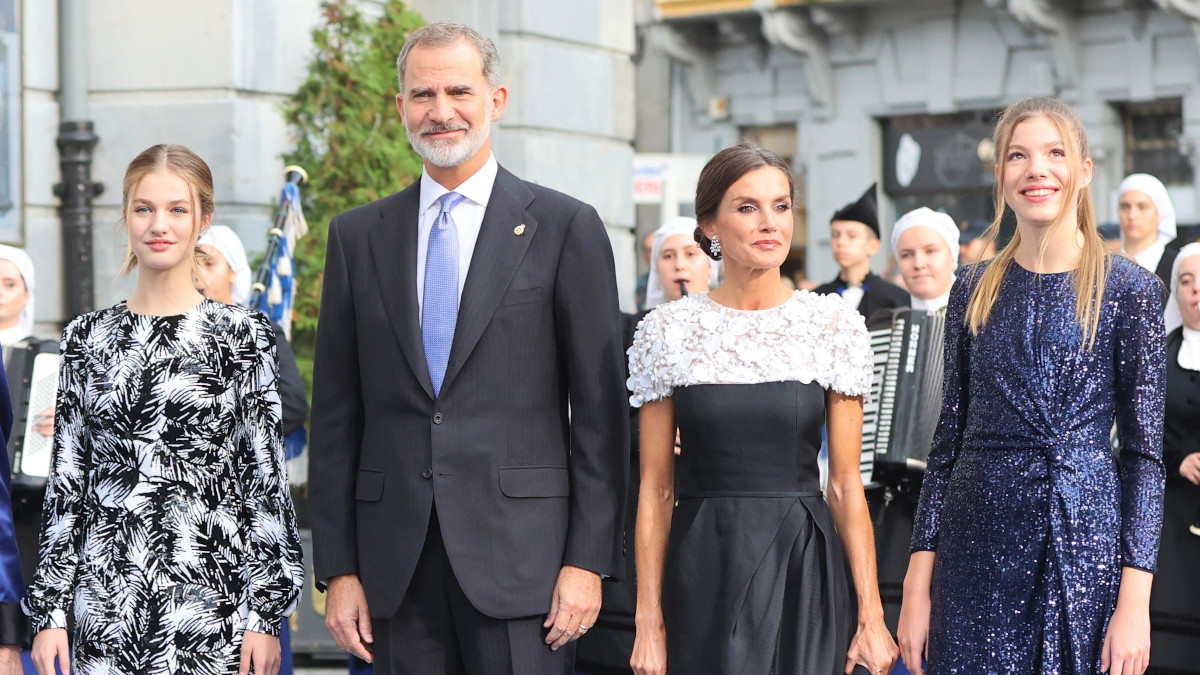 La familia real en los Premios Princesa de Asturias 2022