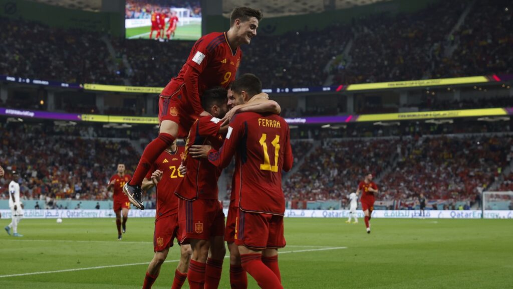 La Selección española se reivindica y aplasta a Costa Rica con la mayor goleada del Mundial