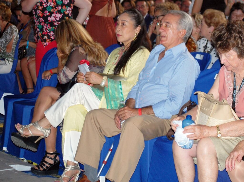 Bernardo Pantoja y su mujer Junco, apoyan a Isabel Pantoja en un acto en 2017