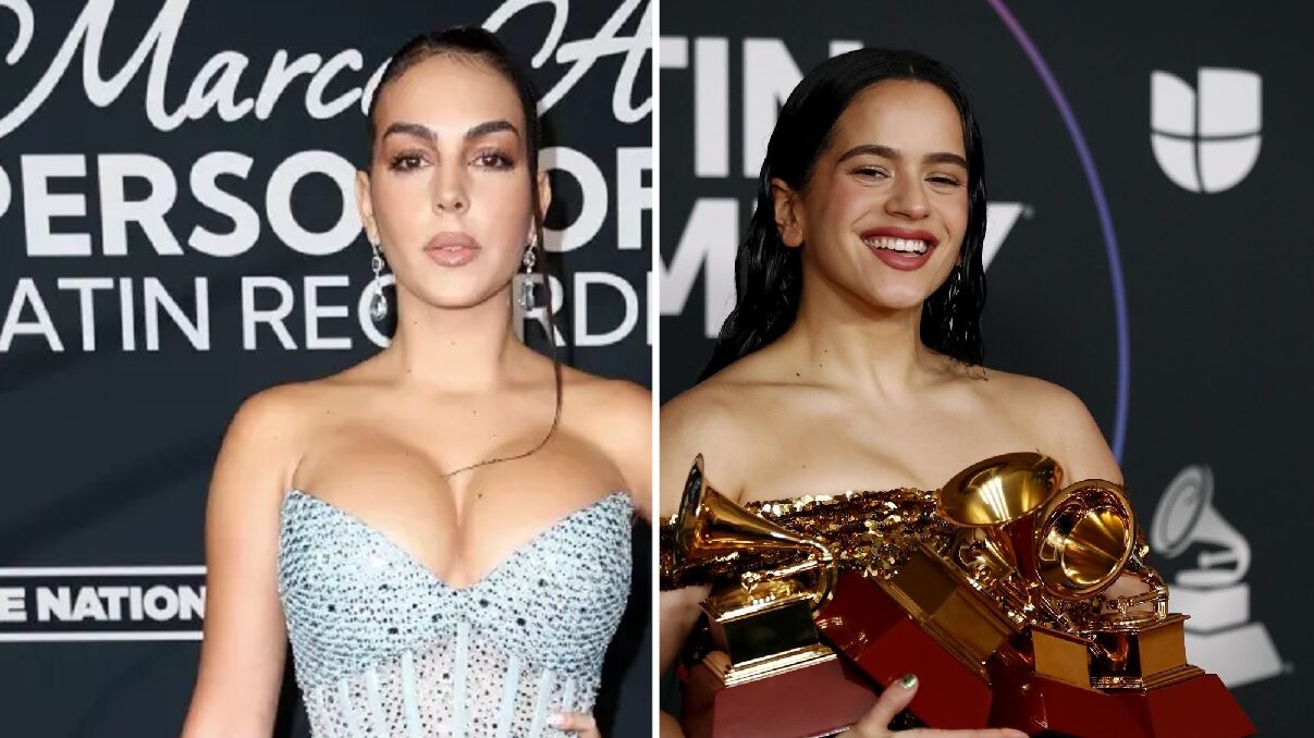 El encontronazo de Georgina Rodríguez con Rosalía y su ataque de ansiedad en los Premios Grammy Latino
