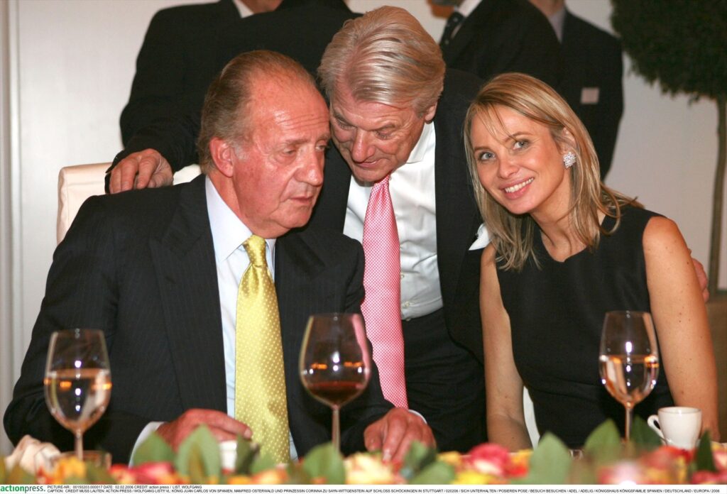 El rey Juan Carlos y Corinna Larsen