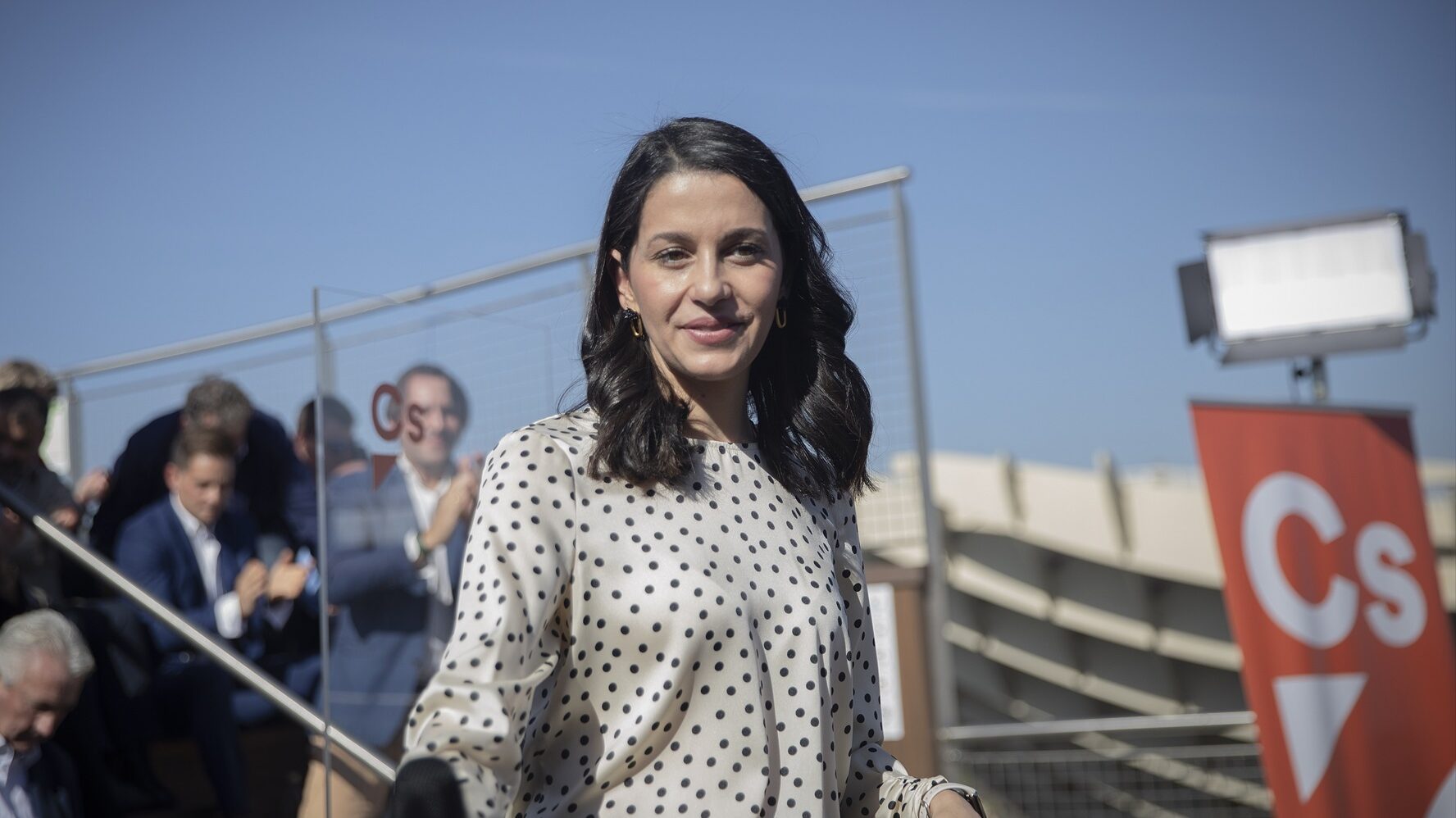 La presidenta de Ciudadanos, Inés Arrimadas, acude a la presentación de candidaturas andaluzas a las municipales de 2023