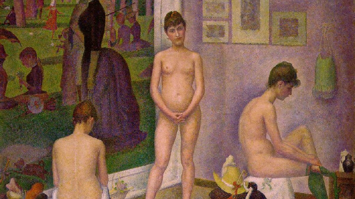 Cuadro 'Les poseuses', de Georges Seurat, la obra más codiciada de la subasta