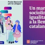 Cartel del Departamento de Cultura del Govern difundido en catalán