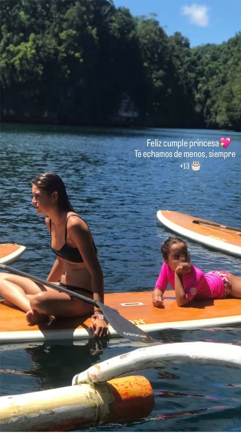 La hija mayor de Luis Enrique también recordó a su hermana Xana por su cumpleaños