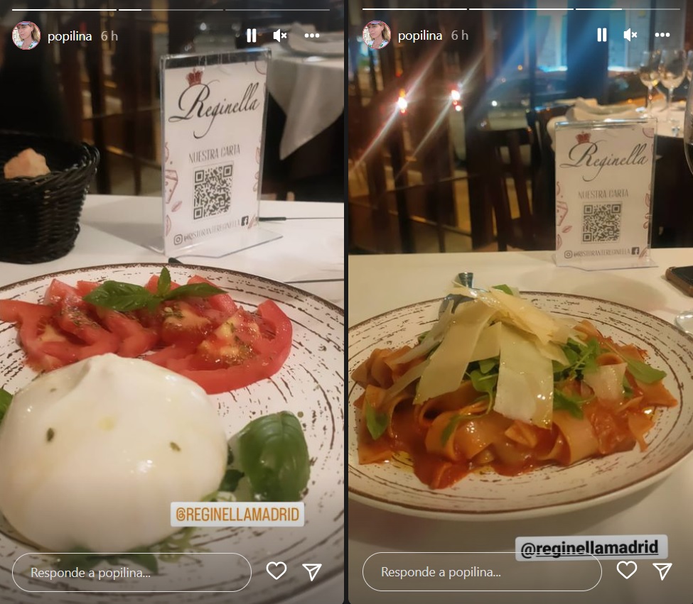 La mujer de Ignacio de Marichalar, María Fernanda Fontcuberta, ha publicado unas fotos en un restaurante tras el desahucio
