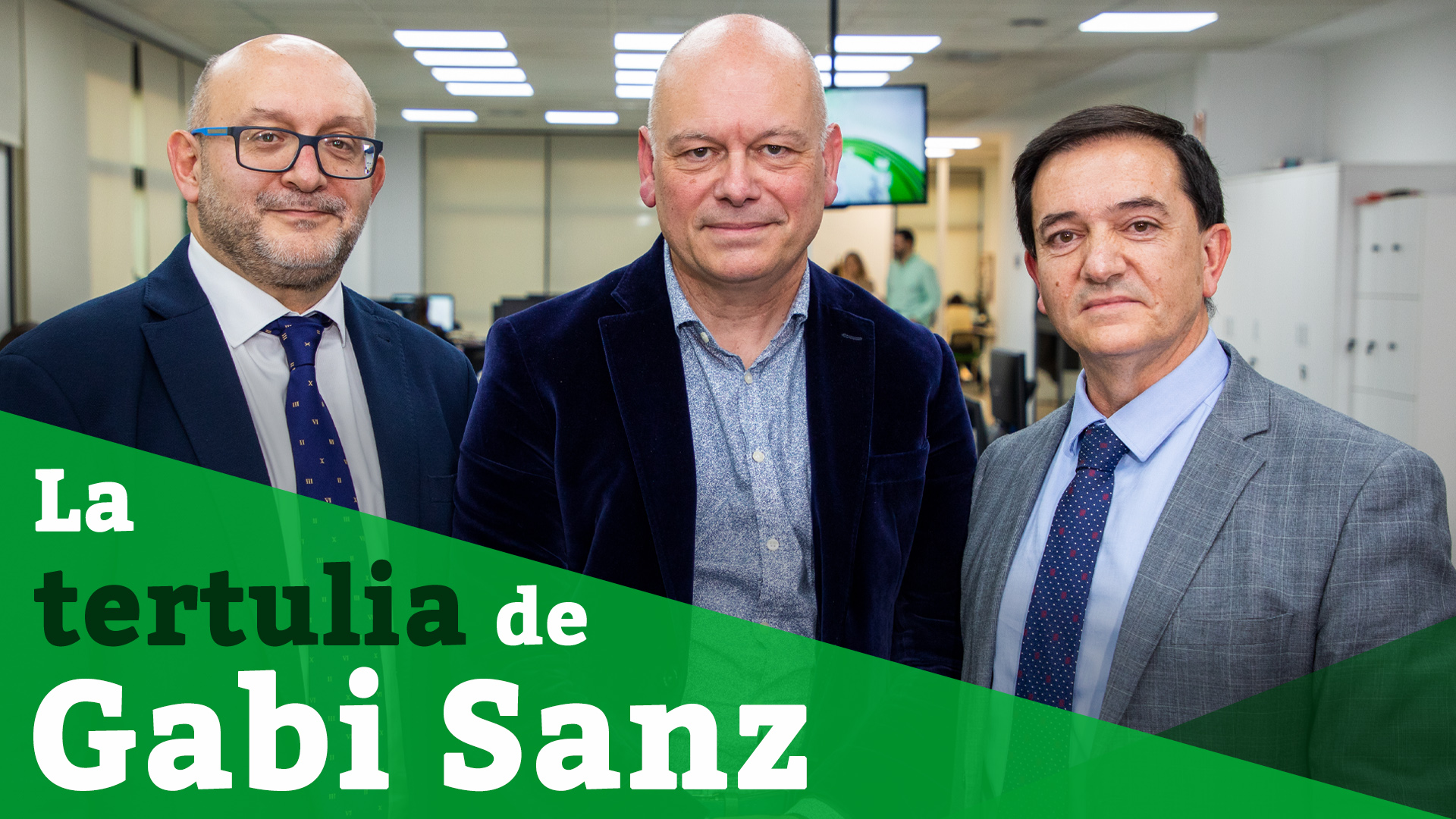 Los representantes de colectivos sanitarios Francisco José Sáez Martínez y Diego Ayuso son los invitados de esta semana en 'La tertulia de Gabi Sanz'