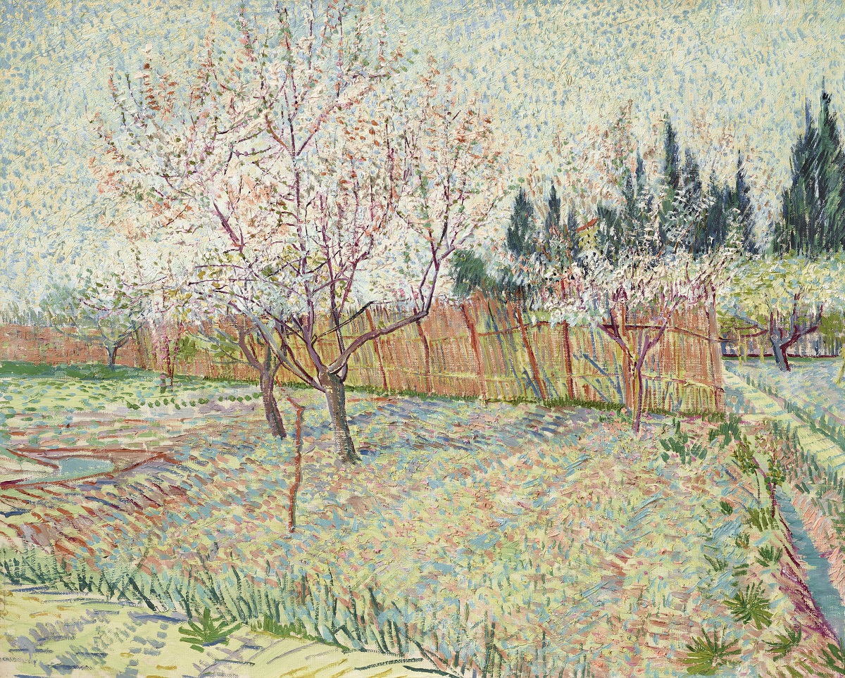 'Verger avec cyprés', de Vincent van Gogh