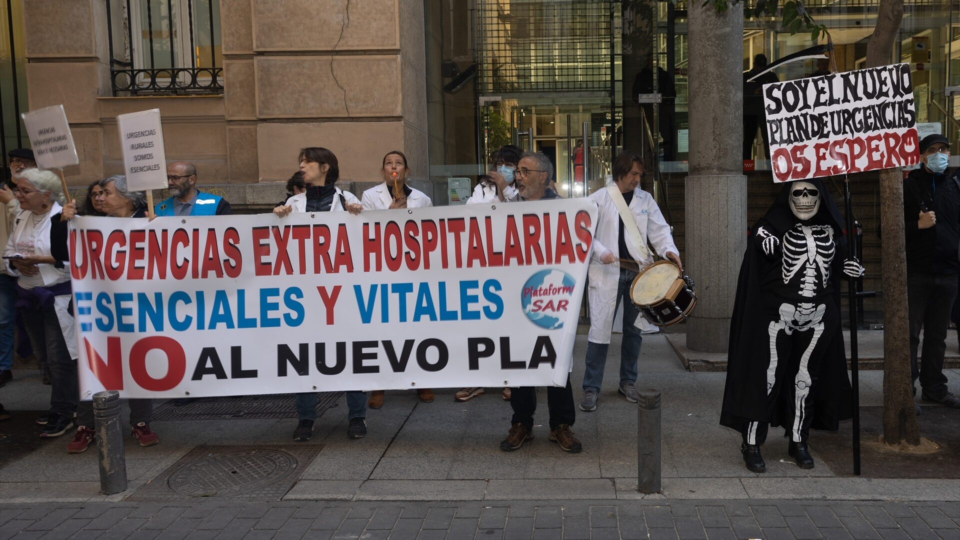 Huelga de sanitarios de Madrid