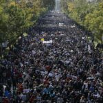 Manifestacion en defensa de la sanidad pública en Madrid, a 22 de noviembre de 2022