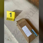 El paquete con la carta bomba que ha explotado este miércoles en la Embajada de Ucrania en Madrid