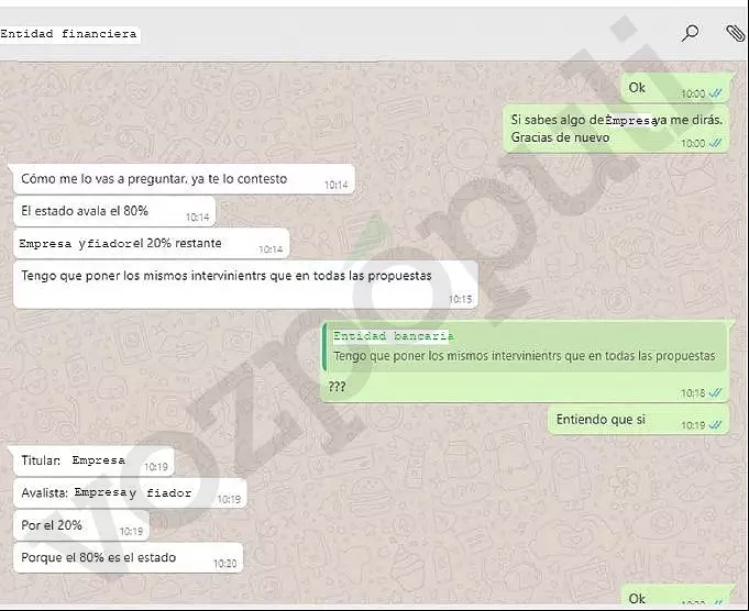 Una conversación de whatsapp complica a la banca y el Estado en el frente legal por los ICO.