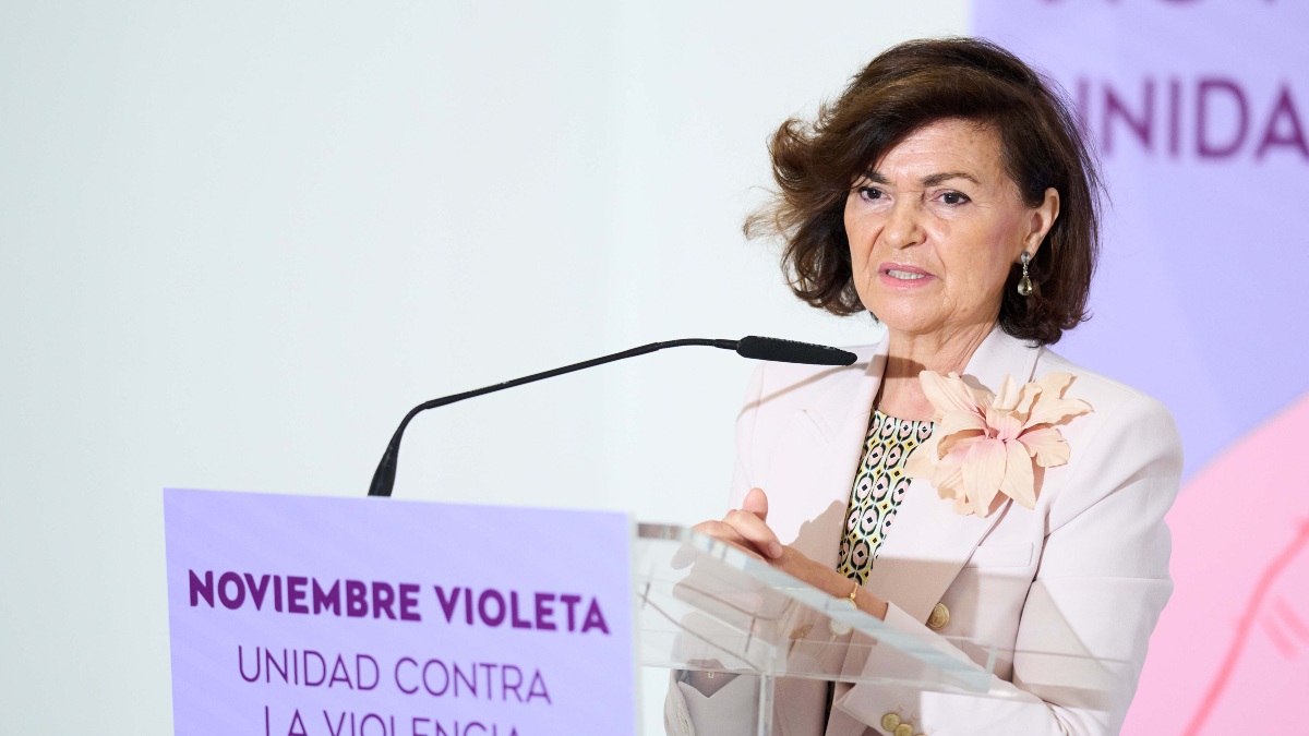 La presidenta de la Comisión de Igualdad en el Congreso de los Diputados y exvicepresidenta del Gobierno, Carmen Calvo