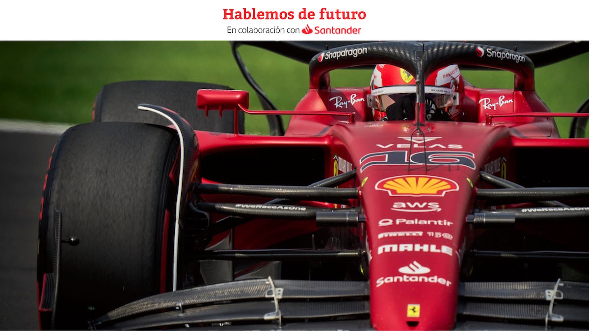 La carrera por la sostenibilidad que impulsan Santander, Ferrari y la F1