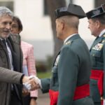 El ministro del Interior, Fernando Grande-Marlaska, en un acto con generales de la Guardia Civil, en una imagen de archivo