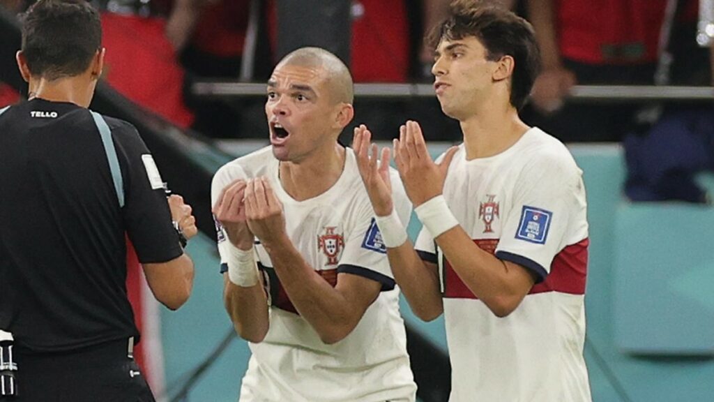 La rajada de Pepe tras la derrota portuguesa ante Marruecos: 