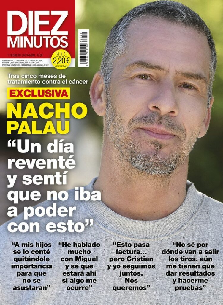 Nacho Palau, en la portada de Diez Minutos